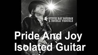 Stevie Ray Vaughan  Pride And Joy isolated Guitar [upl. by Bonn969]