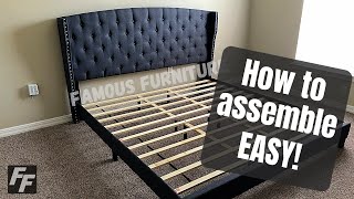 How to assemble a platform bed [upl. by Nairad]