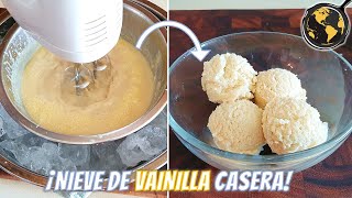 El secreto para hacer Nieve Casera fácil y perfecta  Cocina Universal [upl. by Adnahsal532]