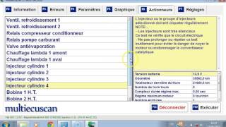 Démonstration multiecuscan  obdauto [upl. by Lebatsirc]