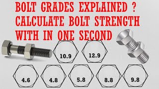 Bolt grade explained [upl. by Heimlich]