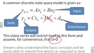 Model Predictive Control 4  Modelling assumptions [upl. by Ahsinik494]