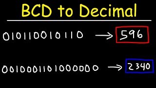 BCD to Decimal Conversion [upl. by Fiann202]