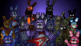 All Bonnies Sing The FNAF Song V2 [upl. by Pamelina]