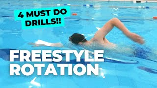 FREESTYLE ROTATION  4 Drills You MUST Do to Improve Rotation and Timing [upl. by Derfnam550]