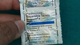 Prednisolone 5mg Tablet Uses In Hindi  Omnacortil 5 tablets aushadhi health [upl. by Sopher]