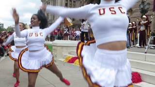 The USC Band Played quotTuskquot on the Texas Capitol Steps [upl. by Sajet]