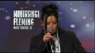 NZs Got Talent 2012  Mihirangi Fleming quotNo Warquot [upl. by Yeaton]