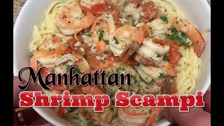 Linguini Shrimp Scampi Manhattan Style l How to Cook Shrimp Scampi in 10 Minutes [upl. by Mckay]