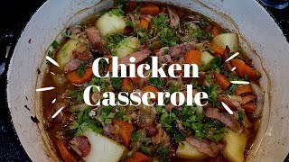 Chicken Casserole inspired by Mary Berry  Easy Recipe [upl. by Enidan]