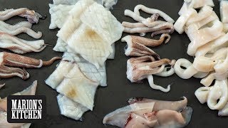 How to Clean amp Prepare Squid At Home  Marions Kitchen [upl. by Bates]