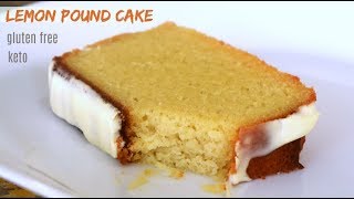 Lemon Pound Cake  Keto Recipes  Gluten Free  Low Carb [upl. by Olmsted]