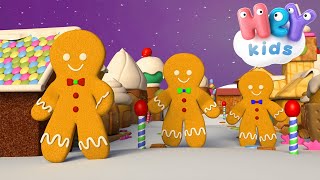 Tre Pepparkaksgubbar  Julsånger för barn  HeyKids [upl. by Resay]