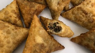 Somali Sambus Samosa made easy  Daryeel Kitchen [upl. by Karalee]