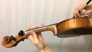 How to Play Vibrato Violin Tutorial [upl. by Ardnassak588]