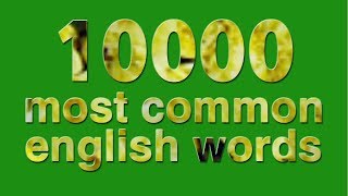 10000 most common english words  part 1 [upl. by Clifton]