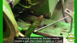 Adjust Hay Needles To Tucker Finger Update Kit for John Deere Square Baler [upl. by Sualkcin]