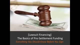 PreSettlement Financing Everything You NEED To Know [upl. by Sofko]