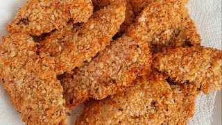 Panko Crusted Crispy Oven Baked Chicken Tenders [upl. by Dietrich]