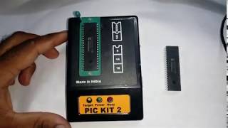 PIC Microcontroller programming with PICkit 2  Using MPLABX IDE [upl. by Radmen257]