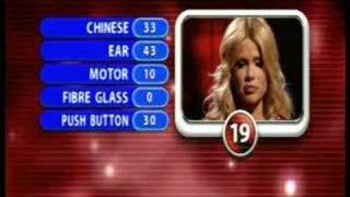 Melinda Messenger on Family Fortunes [upl. by Dlorag]