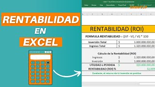 ➡ Cómo CALCULAR el RETORNO de INVERSIÓN en EXCEL  2021 🚀 [upl. by Sunev]