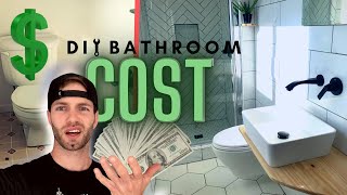 DIY Bathroom Remodel Cost More  than I expected [upl. by Clute390]