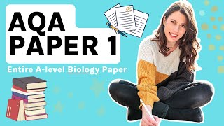 Biology Alevel 2025 exams 2025 AQA paper 1 or ENTIRE AS LEVEL Learn all the theory for the exam [upl. by Teerpnam]