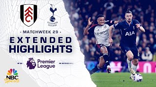 Fulham v Tottenham Hotspur  PREMIER LEAGUE HIGHLIGHTS  3162024  NBC Sports [upl. by Ahsyekal122]