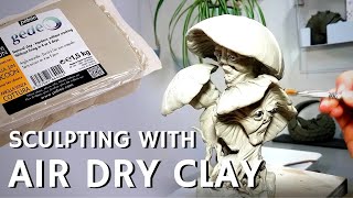 Sculpting with Air Dry Clay Tips and Materials [upl. by Hermine374]