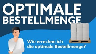 Optimale Bestellmenge  Nie wieder misskalkulieren [upl. by Ileyan]