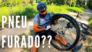 PNEU FURADO Aprenda Como Remendar  BIKE D2 [upl. by Adelina798]