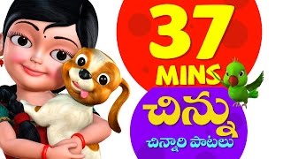 Chinnu Telugu Rhymes for Children Vol 1  Infobells [upl. by Noxas]