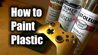 How To Paint Plastic  HD  The Basics [upl. by Eonak]