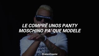 le compré unos panty moschino pa que modele y un perfume bond LetraLyrics  Tiktok Song [upl. by Irrej]