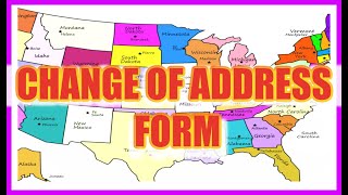 HOW TO GET AND FILL OUT PROPERLY CHANGE OF ADDRESS FORMUSPS MOST UPDATED 2020  DOMESTIC only USA [upl. by Carothers]