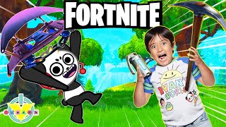 RYAN PLAYS FORTNITE VS COMBO PANDA Let’s Play Fortnite Battle Royale [upl. by Jedthus]