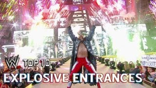 Explosive Entrances  WWE Top 10  July 4th Edition [upl. by Achilles258]