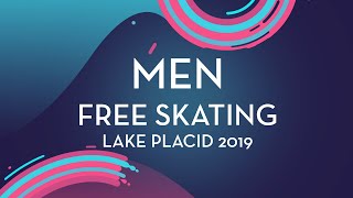 Ilia Malinin USA Men Free Skating  Lake Placid 2019 [upl. by Ylrak]