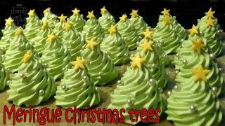 How to make Meringue CHRISTMAS TREES [upl. by Gaulin]