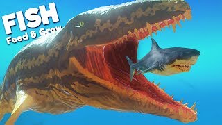 NEW PREHISTORIC PROGNATHODON BEAST  Feed and Grow Fish [upl. by Acnaiv]