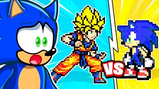 GOKU vs SONIC who is stronger [upl. by Markiv118]