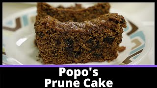 Prune Cake  Old Time Favorite  MOIST and DELICIOUS Recipe [upl. by Notserc894]