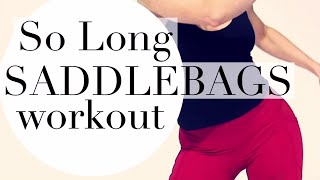 SO LONG SADDLEBAGS best outer thigh and hip workout [upl. by Ellenig]