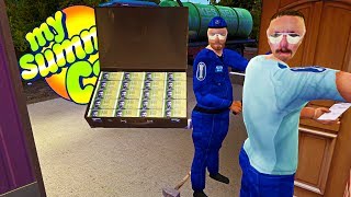 MY SUMMER MILLIONAIRE SUITCASE FOUND  POLICE PROTECTION  My Summer Car Gameplay Highlights Ep 75 [upl. by Adil962]