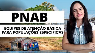 PNAB  Equipes de Atenção Básica para Populações Específicas Profª Juliana Mello [upl. by Yenaiv784]