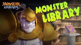 Monster Library  Monster Legends [upl. by Bloem]