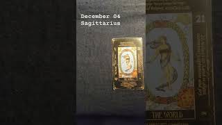 Sagittarius  December 4 2024  Daily Tarot Card [upl. by Gile237]