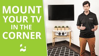 How to Mount Your TV in a Corner  Kanto Solutions [upl. by Mcdowell]