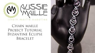 Chain Maille Tutorial  Byzantine Eclipse Bracelet [upl. by Malissa360]